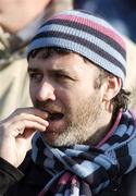 19 February 2006; Salthill Knocknacarra supporter and comedian Tommy Tiernan enjoys some chocolate before the match. AIB All-Ireland Club Football Championship, Semi-Final, Salthill Knocknacarra v Kilmacud Crokes, Pearse Park, Longford. Picture credit: Damien Eagers / SPORTSFILE