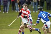 22 February 2006; Donal O'Sullivan, Cork IT, in action against Adrian Cullinane,11, and Conor Phelan, Waterford IT. Datapac Fitzgibbon Cup, Quarter-Final, Waterford IT v Cork IT, Jimmy McGinn Pitch, Ballygunner, Waterford. Picture credit: Matt Browne / SPORTSFILE