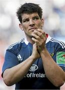 27 April 2014; Donncha O'Callaghan, Munster, after the final whistle. Heineken Cup, Semi-Final, Toulon v Munster. Stade Vélodrome, Marseille, France. Picture credit: Roberto Bregani / SPORTSFILE