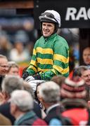 2 May 2014; Jezki, with Tony McCoy up, is led into the winners enclosure after winning the Racing Post Champion Hurdle. Punchestown Racecourse, Punchestown, Co. Kildare. Picture credit: Barry Cregg / SPORTSFILE