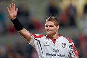 2 May 2014; Ulster captain Johann Muller after his final home game for Ulster. Celtic League 2013/14, Round 21, Ulster v Leinster. Ravenhill Park, Belfast, Co. Antrim. Picture credit: Stephen McCarthy / SPORTSFILE