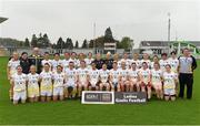 3 May 2014; The Antrim squad. TESCO Ladies National Football League Division 4 Final, Antrim v Roscommon, O'Connor Park, Tullamore, Co. Offaly. Picture credit: Ray McManus / SPORTSFILE
