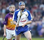 19 February 2006; Michael Walsh, Waterford, in action against Tomas Mahon, Wexford. Allianz National Hurling League, Division 1A, Round 1, Waterford v Wexford, Fraher Field, Dungarvan, Co. Waterford. Picture credit: Matt Browne / SPORTSFILE