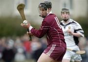 23 February 2006; Aaron Whelehan, St. Brendan's CS, Birr, in action against Cistercian Roscrea. Leinster Colleges Senior Hurling A Quarter-Final, Cistercian Roscrea v St. Brendan's CS, Birr, Kelly Daly Park, Rathdowney, Co. Laois. Picture credit: Damien Eagers / SPORTSFILE