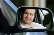 24 February 2006; Ireland and Leicester rugby star Geordan Murphy who was presented with a brand new Toyota Prius by McCoy Motors, Lucan, Co. Dublin. Picture credit: David Maher / SPORTSFILE