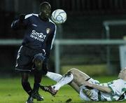 24 February 2006; Mark Rutherford, St. Patrick's Athletic, in action against Ray Scully, Shamrock Rovers. Pre-Season Friendly, St. Patrick's Athletic v Shamrock Rovers, Richmond Park, Dublin. Picture credit: David Maher / SPORTSFILE