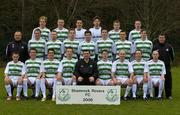 25 February 2006; The Shamrock Rovers squad. Postal Celtic Ground, Kiltipper Road, Tallaght, Dublin. Picture credit: Matt Browne / SPORTSFILE