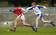 26 February 2006; Tom Kenny, Cork, in action against Shane O'Sullivan, Waterford. Allianz National Hurling League, Division 1A, Round 2, Cork v Waterford, Pairc Ui Rinn, Cork. Picture credit: Pat Murphy / SPORTSFILE