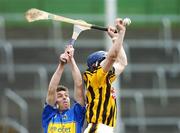 26 February 2006; Eoin Larkin, Kilkenny, in action against Damien McGrath, Tipperaary. Allianz National Hurling League, Division 1B, Round 2, Tipperary v Kilkenny, Semple Stadium, Thurles, Co. Tipperary. Picture credit: Ray McManus / SPORTSFILE