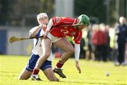 26 February 2006; Brian Murphy, Cork, in action against Gearoid O Connor, Waterford. Allianz National Hurling League, Division 1A, Round 2, Cork v Waterford, Pairc Ui Rinn, Cork. Picture credit: Pat Murphy / SPORTSFILE