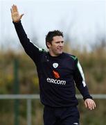 27 February 2006; Robbie Keane, Republic of Ireland, in action during squad training. Malahide FC, Malahide, Dublin. Picture credit: David Maher / SPORTSFILE