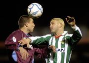 27 February 2006; Danny Murphy, Cork City, in action against Shane Barrett, Drogheda United. Setanta Cup, Group 1, Cork City v Drogheda United, Turners Cross, Cork. Picture credit: Pat Murphy / SPORTSFILE