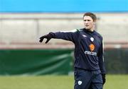 28 February 2006; Robbie Keane, who was announced as the new Republic of Ireland captain, during squad training. Lansdowne Road, Dublin. Picture credit: David Maher / SPORTSFILE