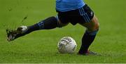 3 May 2014; Paul Mannion, Dublin, kicks a free. Cadbury GAA Football All-Ireland U21 Championship Final, Dublin v Roscommon, O'Connor Park, Tullamore, Co. Offaly. Picture credit: Ray McManus / SPORTSFILE