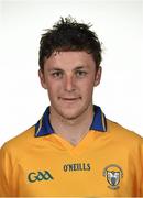 2 May 2014; Shane Gleeson, Clare. Clare Hurling Squad Portraits 2014, Ennis, Co. Clare. Picture credit: Diarmuid Greene / SPORTSFILE