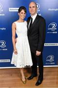 3 May 2014; Girvan Dempsey with his wife Ann Marie in attendance at the Leinster Rugby Awards Ball. The annual Leinster Rugby Awards Ball took place in the Mansion House, Saturday evening where Jack McGrath was awarded the Bank of Ireland Leinster Rugby Players' Player of the Year and Marty Moore was awarded the Best Menswear Young Player of the Year award. Risteard Cooper was the Master of Ceremonies on a great night which also acknowledged the outstanding contributions of Leo Cullen and Brian O’Driscoll as they retire at the end of the season. For a full list of award winners and more information log on to www.leinsterrugby.ie. Picture credit: Stephen McCarthy / SPORTSFILE