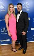 3 May 2014; Emma & Sammy Downling at the Leinster Rugby Awards Ball. The annual Leinster Rugby Awards Ball Awards Ball took place in the Mansion House, Saturday evening where Jack McGrath was awarded the Bank of Ireland Leinster Rugby Players' Player of the Year and Marty Moore was awarded the Best Menswear Young Player of the Year award. Risteard Cooper was the Master of Ceremonies on a great night which also acknowledged the outstanding contributions of Leo Cullen and Brian O’Driscoll as they retire at the end of the season. For a full list of award winners and more information log on to www.leinsterrugby.ie. Picture credit: Stephen McCarthy / SPORTSFILE