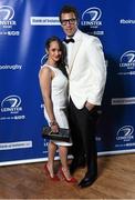 3 May 2014; Zane Kirchner and wife Tasneem at the Leinster Rugby Awards Ball. The annual Leinster Rugby Awards Ball Awards Ball took place in the Mansion House, Saturday evening where Jack McGrath was awarded the Bank of Ireland Leinster Rugby Players' Player of the Year and Marty Moore was awarded the Best Menswear Young Player of the Year award. Risteard Cooper was the Master of Ceremonies on a great night which also acknowledged the outstanding contributions of Leo Cullen and Brian O’Driscoll as they retire at the end of the season. For a full list of award winners and more information log on to www.leinsterrugby.ie. Picture credit: Stephen McCarthy / SPORTSFILE
