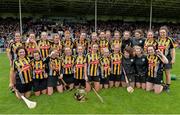 4 May 2014; The Kilkenny players celebrate victory. Irish Daily Star National Camogie League Div 1 Final, Kilkenny v Clare, Semple Stadium, Thurles, Co. Tipperary. Picture credit: Ray McManus / SPORTSFILE