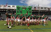 4 May 2014; The Mayo players break away from the traditional team photograph before the game. Connacht GAA Football Senior Championship Preliminary Round, New York v Mayo, Gaelic Park, Bronx, New York, USA. Picture credit: Pat Murphy / SPORTSFILE