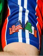 4 May 2014; A specific view of the New York jersey. Connacht GAA Football Senior Championship Preliminary Round, New York v Mayo, Gaelic Park, Bronx, New York, USA. Picture credit: Pat Murphy / SPORTSFILE