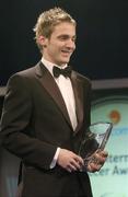 26 February 2006; Kevin Doyle, of Reading, who was presented with the Under 21 International Player of the Year at the 16th eircom / FAI International Soccer Awards. Citywest Hotel, Dublin. Picture credit: David Maher / SPORTSFILE