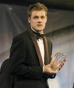 26 February 2006; Anthony Stokes, of Arsenal, who was presented with the Under 17 Intenational Player of the Year, at the 16th eircom / FAI International Soccer Awards. Citywest Hotel, Dublin. Picture credit: David Maher / SPORTSFILE