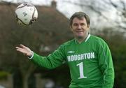 28 February 2006; Ex Republic of Ireland International Ray Houghton whose goal against Italy in USA ’94 was selected as the best Irish World Cup moment in a poll undertaken by Carlsberg, Official Beer to the Irish team. Montrose Hotel, Dublin. Picture credit: Brendan Moran / SPORTSFILE
