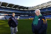 28 February 2006; Republic of Ireland manager Steve Staunton, left, and Sir Bobby Robson, International Football Consultant, Republic of Ireland, during a tour of Croke Park, Dublin. Picture credit: David Maher / SPORTSFILE
