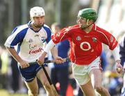 26 February 2006; Brian Murphy, Cork, in action against Gearoid O Connor, Waterford. Allianz National Hurling League, Division 1A, Round 2, Cork v Waterford, Pairc Ui Rinn, Cork. Picture credit: Pat Murphy / SPORTSFILE