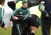28 February 2006; Peter Stringer in action during Ireland rugby squad training. St. Gerard's School, Bray, Co. Wicklow. Picture credit: Brian Lawless / SPORTSFILE