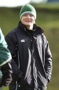 28 February 2006; Brian O'Driscoll, who took no part in training, watches on during Ireland rugby squad training. St. Gerard's School, Bray, Co. Wicklow. Picture credit: Brian Lawless / SPORTSFILE