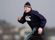 28 February 2006; Malcolm O'Kelly in action during Ireland rugby squad training. St. Gerard's School, Bray, Co. Wicklow. Picture credit: Brian Lawless / SPORTSFILE