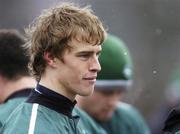 28 February 2006; Andrew Trimble during Ireland rugby squad training. St. Gerard's School, Bray, Co. Wicklow. Picture credit: Brian Lawless / SPORTSFILE