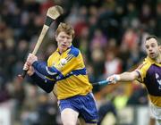26 February 2006; Niall Gilligan, Clare, in action against Darragh Ryan, Wexford. Allianz National Hurling League, Division 1A, Round 2, Wexford v Clare, Wexford Park, Wexford. Picture credit: Matt Browne / SPORTSFILE