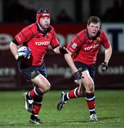 3 March 2006; Munster's Anthony Foley in action during the game. Celtic League 2005-2006, Ulster v Munster, Ravenhill, Beflast. Picture credit: Oliver McVeigh / SPORTSFILE