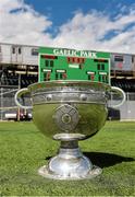 4 May 2014; The Sam Maguire Cup on the pitch at Gaelic Park. Connacht GAA Football Senior Championship Preliminary Round, New York v Mayo, Gaelic Park, Bronx, New York, USA. Picture credit: Pat Murphy / SPORTSFILE