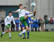 5 May 2014; Jamie Conway, Evergreen FC, in action against Nenagh AFC. FAI Umbro Youth Cup Final, Evergreen FC v Nenagh AFC, The Prince Grounds, Castlecomer, Kilkenny. Picture credit: Matt Browne / SPORTSFILE