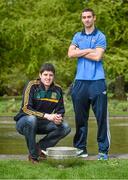 6 May 2014; Senior footballers Conor Gillespie, left, Meath, and James McCarthy, Dublin, in attendance at the launch of the Leinster Senior Championships 2014. Farmleigh House, Dublin. Picture credit: Barry Cregg / SPORTSFILE