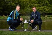 6 May 2014; Senior hurlers Matthew O'Hanlon, Wexford, and Johnny McCaffrey, Dublin, in attendance at the Launch of the Leinster Senior Championships 2014, Farmleigh House, Dublin. Picture credit: Barry Cregg / SPORTSFILE