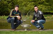 6 May 2014; Senior footbalers Conor Gillespie, Meath and Eoin Doyle, Kildare, in attendance at the Launch of the Leinster Senior Championships 2014, Farmleigh House, Dublin. Picture credit: Barry Cregg / SPORTSFILE