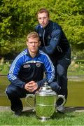 6 May 2014; Senior hurlers Matthew Whelan, Laois, and Johnny McCaffrey, Dublin, in attendance at the launch of the Leinster Senior Championships 2014. Farmleigh House, Dublin. Picture credit: Barry Cregg / SPORTSFILE