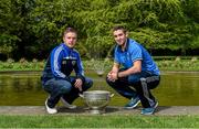 6 May 2014; Senior footballers Ross Munnelly, Laois and James McCarthy, Dublin, in attendance at the launch of the Leinster Senior Championships 2014. Farmleigh House, Dublin. Picture credit: Barry Cregg / SPORTSFILE