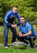 6 May 2014; Senior footbalers Ross Munnelly, Laois, and James McCarthy, Dublin, in attendance at the launch of the Leinster Senior Championships 2014. Farmleigh House, Dublin. Picture credit: Barry Cregg / SPORTSFILE