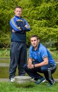 6 May 2014; Senior footballers Leighton Glynn, Wicklow, and James McCarthy, Dublin, in attendance at the launch of the Leinster Senior Championships 2014. Farmleigh House, Dublin. Picture credit: Barry Cregg / SPORTSFILE
