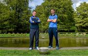 6 May 2014; Senior footballers Leighton Glynn, Wicklow, and James McCarthy, Dublin, in attendance at the launch of the Leinster Senior Championships 2014. Farmleigh House, Dublin. Picture credit: Barry Cregg / SPORTSFILE