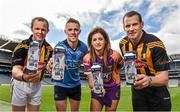 7 May 2014; Glanbia Consumer Products today announced the details of its new partnership with the GAA/GPA to promote the new Avonmore Protein Milk. In attendance at the announcement are 2014 Avonmore Ambassadors, from left, Kilkenny hurler Tommy Walsh, Dublin footballer Paul Mannion, Wexford camogie player Mags D'Arcy and Kilkenny hurler Jackie Tyrrell. Croke Park, Dublin. Picture credit: Barry Cregg / SPORTSFILE