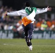 1 March 2006; A Republic of Ireland fan runs onto the field during the game. International Friendly, Republic of Ireland v Sweden, Lansdowne Road, Dublin. Picture credit: Pat Murphy / SPORTSFILE