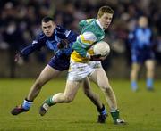 4 March 2006; Pascal Kelleghan, Offaly, in action against Paul Casey, Dublin. Allianz National Football League, Division 1A, Round 3, Dublin v Offaly, Parnell Park, Dublin. Picture credit: Damien Eagers / SPORTSFILE