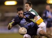 4 March 2006; Declan Lally, Dublin, in action against Karol Slattery, Offaly. Allianz National Football League, Division 1A, Round 3, Dublin v Offaly, Parnell Park, Dublin. Picture credit: Ray Lohan / SPORTSFILE